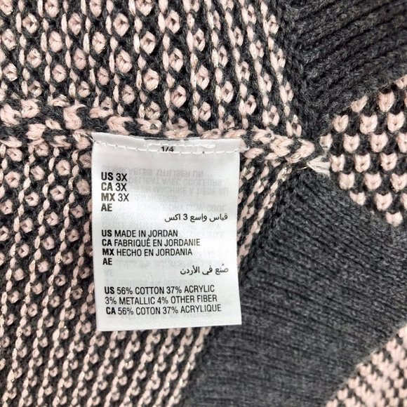 Charter Club Button Detailed Sweater NWT 3X - Picture 11 of 12